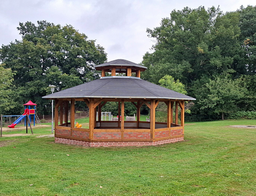 18 Pavillon auf der Festwiese in Banzin, Gemeinde Vellahn