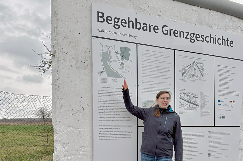 Eröffnung des neugestalteten Außengeländes am Grenzhus Schlagsdorf