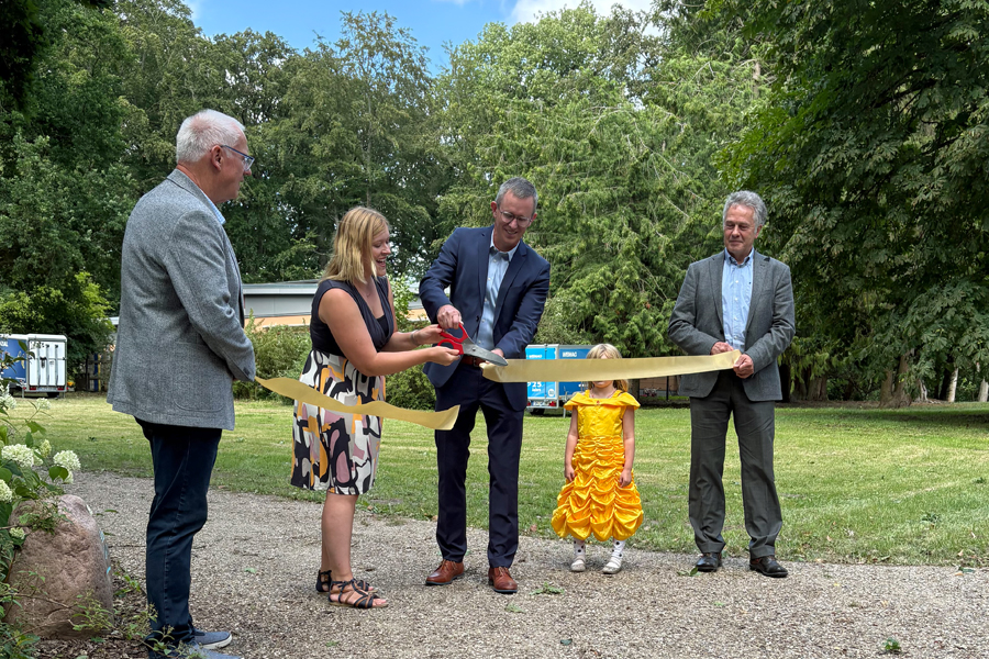 Wiedereröffnung des Landschaftsparks Klein Trebbow und Eröffnung des Fischlehrpfades