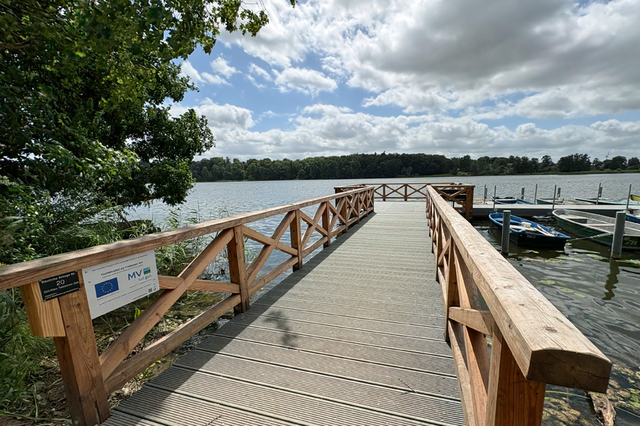 Fischwirtschaftsgebiet: Fischlehrpfad am Trebbower See